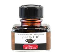 Jacques Herbin 13044T - flacone d'inchiostro, 30 ml per pennini e stilografiche, foglie del thé