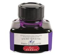 Herbin 13777T -Una boccetta di inchiostro profumato Les subtiles per penne stilografiche e roller, 30 ml, inchiostro lilla e profumo alla violetta