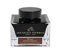 Jacques Herbin 14747JT - flacone e d'inchiostro profumato 50 ml per pennini e stilografiche, marrone . Prodotto in Francia
