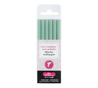 J.Herbin Jacques Herbin 35833T - Confezione da 6 bastoncini di cera per pistola, ideale per progetti artigianali e scrapbooking, morbido, 1 pezzo, verde menta