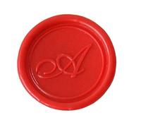 Herbin 40301T - Placchetta in ottone per ceralacca, stile corsivo, lettera A
