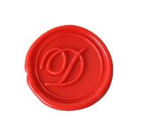 Jacques Herbin 40304T - Placchetta in ottone per ceralacca, stile corsivo, lettera D