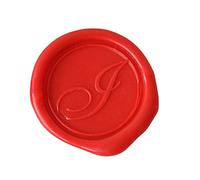 Jacques Herbin 40309T - Placchetta in ottone per ceralacca, stile corsivo, lettera I