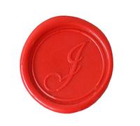 Jacques Herbin 40310T - Placchetta in ottone per ceralacca, stile corsivo, lettera J