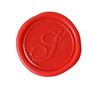 Jacques Herbin 40319T - Placchetta in ottone per ceralacca, stile corsivo, lettera S
