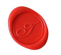 Jacques Herbin 40320T - Placchetta in ottone per ceralacca, stile corsivo, lettera T