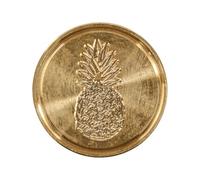 Jacques Herbin 40487T -Sigillo in ottone, per ceralacca e cera con stoppino, simbolo Ananas Ø 24 mm. Produzione francese