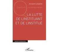 Jacques Langlois La lutte de l'instituant et de l'institué (Tascabile)