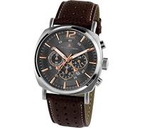 Jacques Lemans 1-1645H - Orologio da polso uomo, Pelle, colore: Marrone