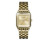 JACQUES LEMANS 1-2219D Anversa Orologio da donna in acciaio inox oro cristallo lunetta quarzo 5 ATM vetro minerale