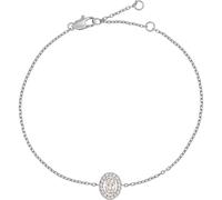 Jacques Lemans Bracciale Donna In Acciaio Con Zirconia S-B246A 20 Cm