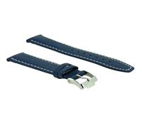 Jacques Lemans Champions League Cinturino 20mm pelle Blu Simil Coccodrillo