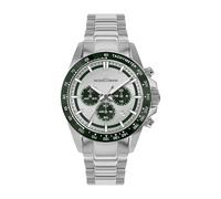 Orologio Da Uomo Jacques Lemans Cronografo Argento/Verde Chrono 1-2207E