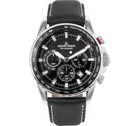 JACQUES LEMANS - Cronografo Liverpool - Quartz movimento dell'orologio - Spessore della cassa: 11.8 mm - Acciaio inossidabile - Black - 10 ATM