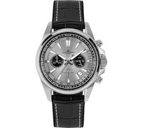JACQUES LEMANS - Cronografo Liverpool - Quartz movimento dell'orologio - Spessore della cassa: 13 mm - Acciaio inossidabile - Black - Grey - 20 ATM