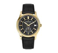 JACQUES LEMANS - Date watch Derby - Quartz movimento dell'orologio - Spessore della cassa: 10 mm - Larghezza della cassa: 41 mm - Acciaio inossidabile - Black - 10 ATM