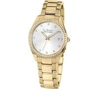 Jacques Lemans LP-133I - Orologio da polso Donna, Acciaio inox, colore: Oro
