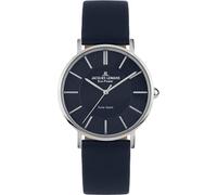 JACQUES LEMANS Orologi da donna, Eco Power Orologi da donna, realizzati in solido acciaio inossidabile con cinturino in pelle Apple, modello 1-2113, blu