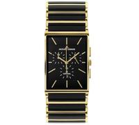 JACQUES LEMANS Orologio al quarzo da uomo 0, Nero, oro