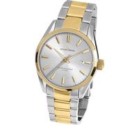 JACQUES LEMANS Orologio analogico al quarzo da uomo 1-1859J, Bicolore, misura unica, Bracciale