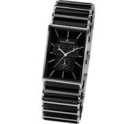 JACQUES LEMANS Orologio analogico al quarzo da uomo, con cinturino in acciaio inox, 1-1900A, Nero, Bracciale