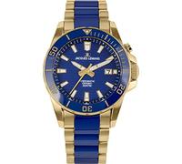 JACQUES LEMANS Orologio analogico da uomo al quarzo con cinturino in acciaio inossidabile mid-39585, multicolore