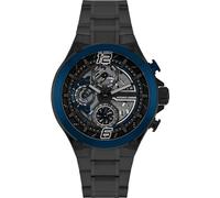 JACQUES LEMANS Orologio analogico da uomo al quarzo con cinturino in acciaio inossidabile mid-39610, Nero