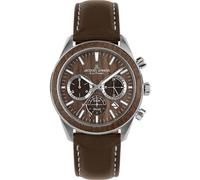 Jacques Lemans 1-2115B Eco Power Wood Orologio Uomo 44mm 10ATM