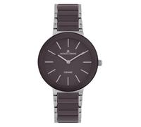 JACQUES LEMANS Orologio da donna analogico al quarzo, taglia unica, grigio scuro, argento 32032129