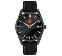 Jacques Lemans Orologio da Polso in Acciaio Inossidabile, Uomo, Nero, 44