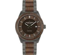 JACQUES LEMANS Orologio da uomo analogico a energia solare con cinturino in acciaio inox 1-2116I