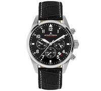 Jacques Lemans Orologio Da Uomo Cronografo Barcelona Nero Chrono 42-2A