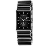 JACQUES LEMANS Orologio analogico al quarzo da uomo, con cinturino in acciaio inox, 1-1900A, Nero, Bracciale