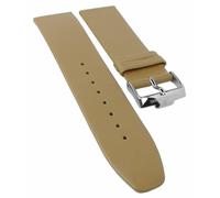 Jacques Lemans York | Cinturino Per Orologio 17Mm In Pelle Beige Liscio | 1-1621