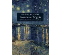 Jacques Rancière Proletarian Nights (Tascabile)