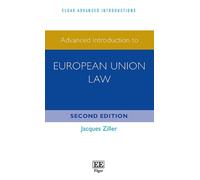 Jacques Ziller Advanced Introduction to European Union Law (Copertina rigida)