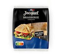 Jacquet Pane Burger Birrificio 4 Pezzi - Confezione da 330 g