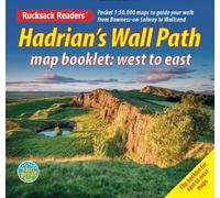 Jacquetta Megarry Hadrian’s Wall Path map booklet (Tascabile)