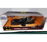 JAD253215002 Jada Toys Batmobile e figurino Batman 1/24