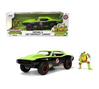Jada 1/24 33386 1967 Chevrolet Camaro 4x4 Fuoristrada & Raphael Figura Ninja