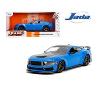 Jada 1:24 Big Tempo Muscolo 2024 Ford MUSTANG Scuro Cavallo- Blu/Nero 35276