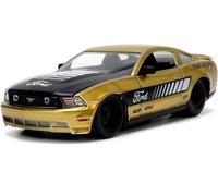 Jada 1:24 Big Time Muscle 2010 Ford Mustang Tom's Racing Oro e Nero Diecast