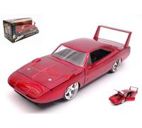 JADA 1/24 DOM'S DODGE CHARGER DAYTONA FAST FURIOUS 7 ROSSO MODELLINO AUTO