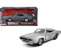 Jada 1/24 F&F Dom's 1968 Dodge Charger R/T - Argento/Metano Nudo-97336