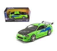 Jada 1:24 Fast And Furious Brians Mitsubishi Eclipse Modello In Metallo - 97603