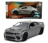 Jada 1:24 Fast & Furious Fast X 2021 Dodge Charger SRT HELLCAT Grigio Diecast