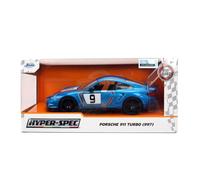 Jada 1:24 Hyper-Spec 2007 Porsche 911 Turbo 997 #9 - Blu - 36372