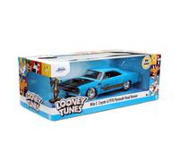 Jada 1/24 Looney Tunes 1970 Plymouth Road Con Figura WILE E COYOTE 32038