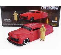 JADA 1/24 MERCURY CREEPSHOW WITH CREEP FIGURE 1951 ROSSO MODELLINO AUTO