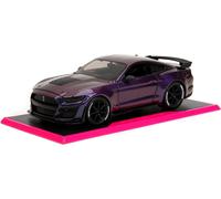 Jada 1:24 Pink Slips 2020 Ford Mustang Viola Su Base Nera&Rosa 3010